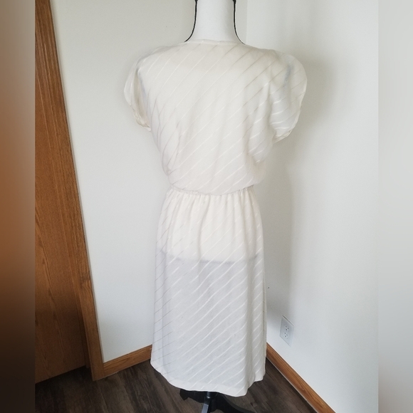 ☀️ Vintage Diagonal Striped Dress - Picture 4 of 6